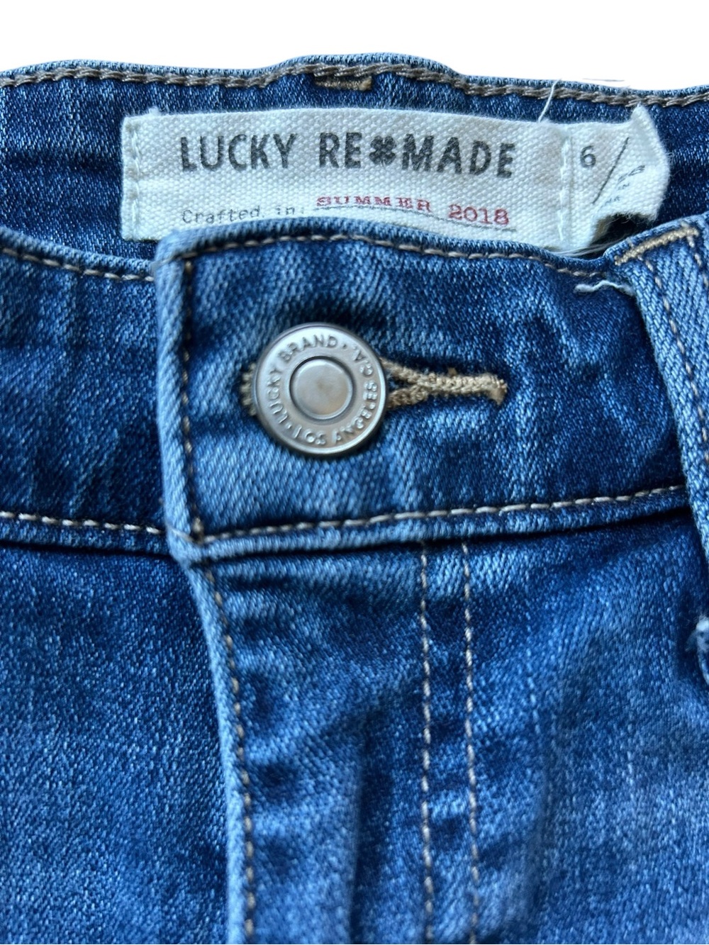 Lucky Brand Jeans Remade Ava Skinny 6/28 Raw Hem - Picture 6 of 10